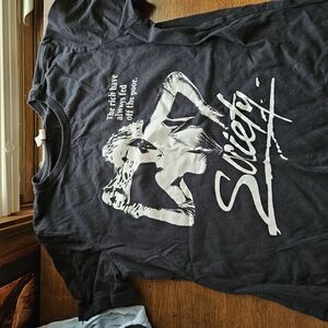 Society Movie Black Graphic Tee